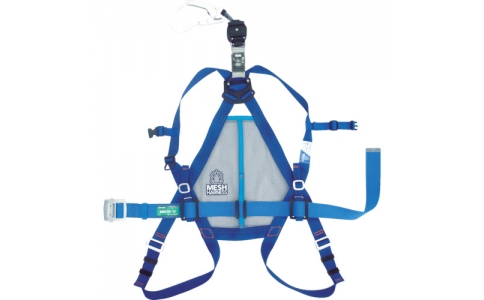 ミドリ安全（株）  MH600N-AS-OH-M  ミドリ安全　メッシュハーネス安全帯（巻取り式ランヤード・胴ベルト）