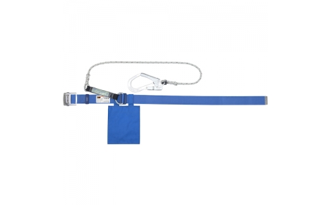 トラスコ中山（株）  TSB-99A-B  ＴＲＵＳＣＯ　ロープ式　胴ベルト型墜落制止用器具　幅５０ｍｍＸ長さ１１５０ｍｍ　ブルー
