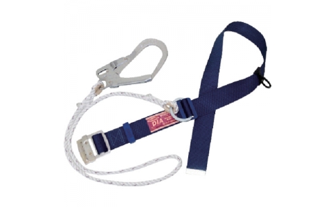 藤井電工（株）  DIA-599-BL2-BP  ツヨロン　ＤＩＡ安全帯　紺色　φ１０ロープ付