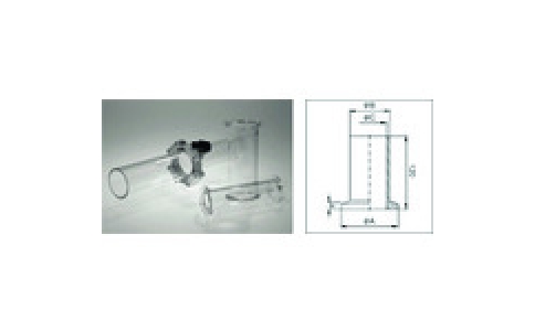 東京硝子器械（株）  292-64-55-33  ＴＧＫ　ロングフランジ　ＮＷ４０　Ｄｕｒａｎ