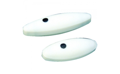 （株）フロンケミカル  NR3030-001  フロンケミカル　フッ素樹脂（ＰＴＦＥ）強力撹拌子オーバル型　６パイ×１５ｍｍ