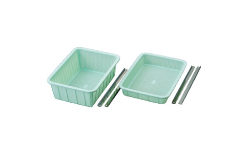 アズワン（株）  3-5034-01  ＡＳ　ニューダストアウト用深バスケット棚