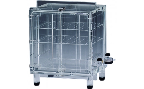 （株）サンプラテック  0227  サンプラ　アクリル真空デシケーター　ＳＮＷ型