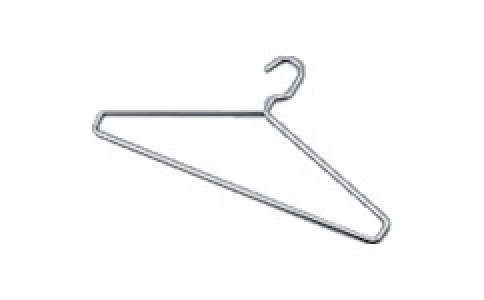 アズワン（株）  1-6103-01  ＡＳ　ステンレスハンガー１０本入