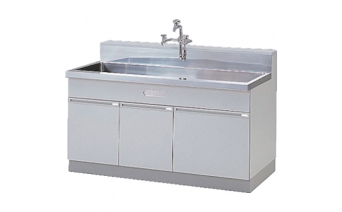 アズワン（株）  3-1254-04  ＡＳ　流し台　ＤＷＢ－１５００Ｈ