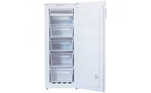 （株）日本緑十字社  375660  緑十字　熱中症予防対策商品　ノンフロン冷凍庫　アップライトフリーザー　ＦＦＵ１５５ＲＦＢ　１５１Ｌ