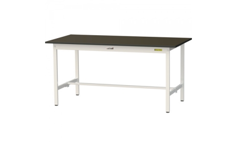 山金工業（株）  SLM-1575-BRW  ヤマテック　ワークテーブルＬＡＢシリーズ　固定式Ｈ７４０ｍｍ　指紋レスメラミン天板　Ｗ１５００×Ｄ７５０