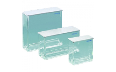 東京硝子器械（株）  110-42-41-03  ＴＧＫ　二槽式展開槽１００×１００ステンカバー付