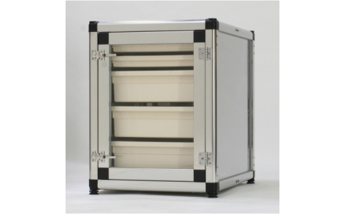 （株）トクヤマ  OMS-2TR-J  トクヤマ　ステンレスデシケーターユニット（トレー付きオートタイプ）