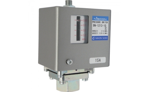 日本精器（株）  BN-1213-10  日本精器　圧力スイッチ　設定圧力０．０３～０．３ＭＰａ