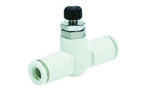 ＳＭＣ（株）  AS1001FM-01  ＳＭＣ　低速制御用スピードコントローラ　ワンタッチ管継手付インラインタイプ