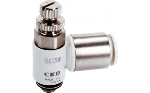 ＣＫＤ（株）  SC3W-M5-6-O  ＣＫＤ　スピードコントローラエルボタイプ　ワンタッチ継手付