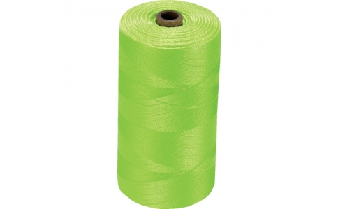 トラスコ中山（株）  MI-1000T  ＴＲＵＳＣＯ　蛍光水糸　プロ用タイル糸ＶＲ　細０．６ｍｍ　１０００ｍ巻