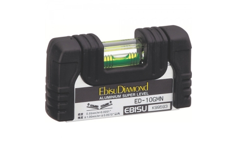 （株）エビス  ED-10GMN  エビスダイヤモンド　磁石付Ｇレベル・土木用　シルバー　１００ｍｍ