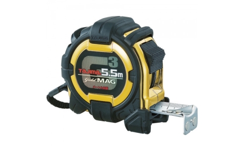 （株）ＴＪＭデザイン  G3GLM25-55BL  タジマ　Ｇ３ゴールドロック　マグ爪ー２５　５．５　メートル目盛