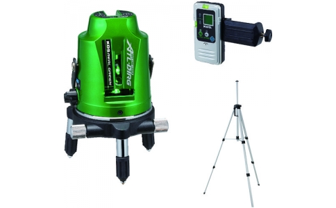 ムラテックＫＤＳ（株）  ATL-D1RGRSA  ＫＤＳ　レーザー墨出器セット　リアルグリーンレーザー墨出器　Ｄ１ＲＧ　受光器・三脚付