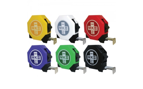 原度器（株）  MKPS1955S  プロマート　ＭＫ２　ＰＬＵＳ１９　５．５ｍ尺相当目盛付　６色セット　１２個入