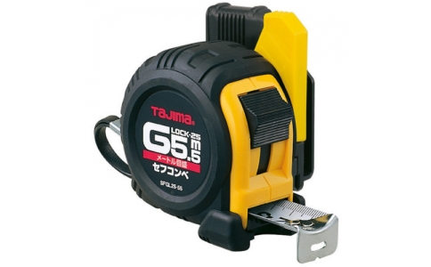 （株）ＴＪＭデザイン  SFGL25-55BL  タジマ　セフコンベＧロックー２５　５．５ｍ　メートル目盛　ブリスター