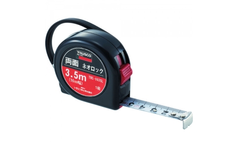 トラスコ中山（株）  TRC-1635L  ＴＲＵＳＣＯ　両面ネオロック　１６ｍｍ幅　３．５ｍ