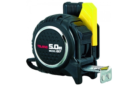 （株）ＴＪＭデザイン  SFG7LM2550S  タジマ　コンベックス　セフＧ７ロックマグ爪２５　５．０ｍ　尺相当目盛付　黒／黒