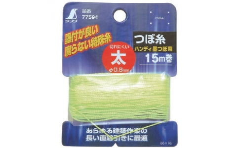 シンワ測定（株）  77594  シンワ　つぼ糸　太１５ｍ巻