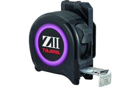 （株）ＴＪＭデザイン  SFZ2M25-55KBL  タジマ　コンベックス　セフコンベＺ２マグ爪－２５　５．５ｍ　メートル目盛　黒　ブリスター