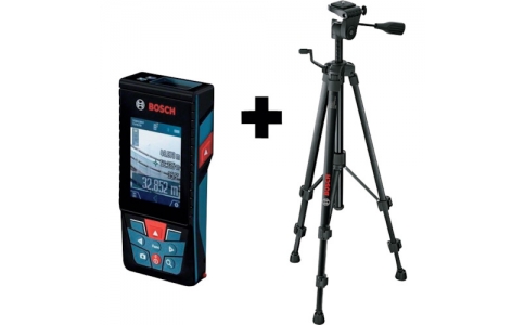 ボッシュ（株）  GLM120CJ  ボッシュ　レーザー距離計　アルミ三脚付