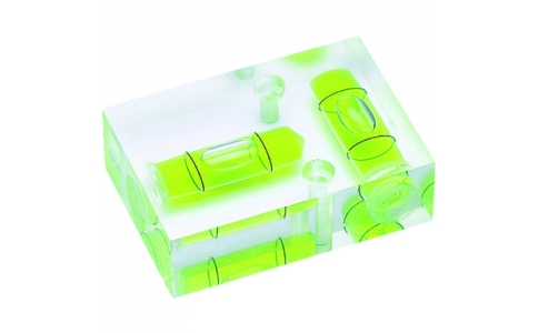 （株）アカツキ製作所  PTH-30  ＫＯＤ　平クロス型アイベル水平器（取付穴付