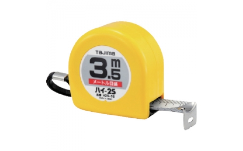 （株）ＴＪＭデザイン  H25-35  タジマ　ハイ－２５　３．５ｍ／メートル目盛／ブリスター