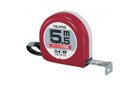 （株）ＴＪＭデザイン  H19-55  タジマ　ハイ－１９　５．５ｍ　メートル目盛　紙函