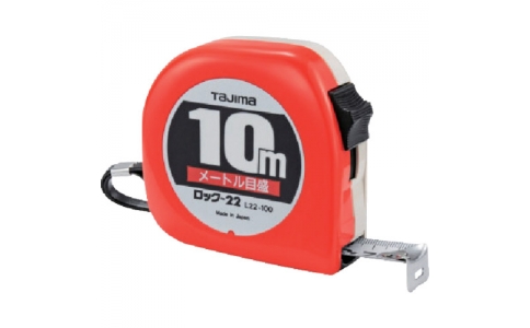 （株）ＴＪＭデザイン  L22-100  タジマ　ロック－２２　１０ｍ／メートル目盛／ブリスター