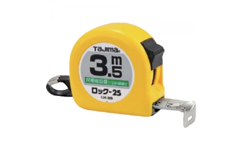 （株）ＴＪＭデザイン  L25-35S  タジマ　ロック－２５　３．５ｍ／尺相当目盛付／ブリスター