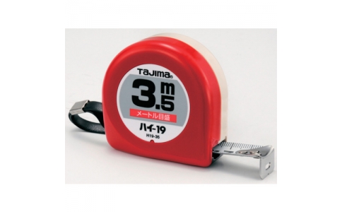 （株）ＴＪＭデザイン  H19-35BL  タジマ　ハイ－１９　３．５ｍ　メートル目盛　ブリスター