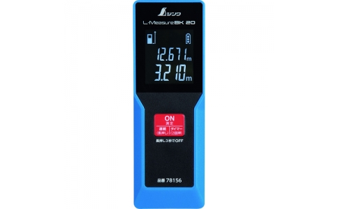 シンワ測定（株）  78156  シンワ　レーザー距離計　Ｌ－Ｍｅａｓｕｒｅ　ＢＫ　２０　大型液晶