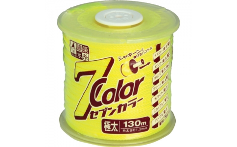 （株）たくみ  4802  たくみ　７ＣＯＬＯＲ　極太　イエロー　１３０Ｍ