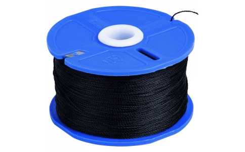 シンワ測定（株）  78492  シンワ　ポリエステル水糸　リール巻　極太　１．２ｍｍ　１２０ｍ　ブラック