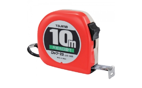 （株）ＴＪＭデザイン  4975364012470  タジマ　ロック－２２１０ｍ／尺相当目盛付／ブリスター