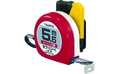 （株）ＴＪＭデザイン  SFH19-55BL  タジマ　コンベックス　セフコンベハイ－１９　５．５ｍ　メートル目盛　ブリスター