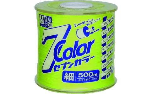 （株）たくみ  4800  たくみ　７ＣＯＬＯＲ　細　イエロー　５００Ｍ
