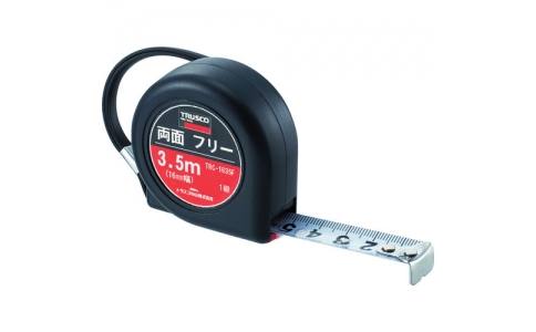 トラスコ中山（株）  TRC-1635F  ＴＲＵＳＣＯ　両面フリー　１６ｍｍ幅　３．５ｍ