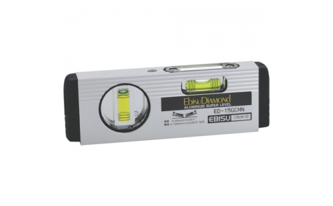 （株）エビス  ED-15GCMN  エビスダイヤモンド　磁石付Ｇレベル・建築用　シルバー　１５０ｍｍ