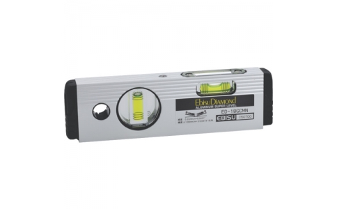（株）エビス  ED-18GCMN  エビスダイヤモンド　磁石付Ｇレベル・建築用　シルバー　１８０ｍｍ