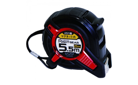 シンワ測定（株）  80865  シンワ　コンベックス　ライトギア　２５－５．５ｍ　マグネット爪　ＪＩＳ付