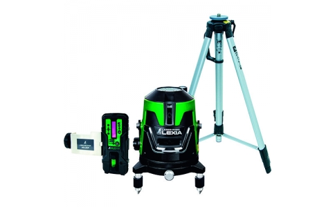 シンワ測定（株）  70851  シンワ　レーザーロボ　ＬＥＸＩＡ　２１　グリーン　受光器・三脚セット