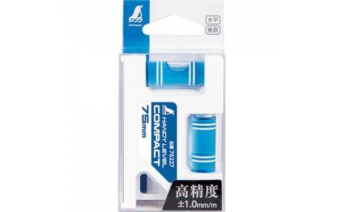 シンワ測定（株）  76227  シンワ　ハンディレベル　コンパクト　７５ｍｍ