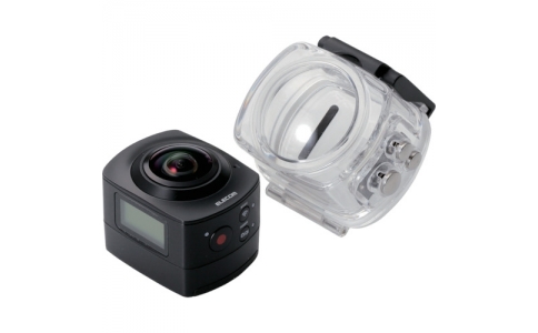 エレコム（株）  ACAM-VRS01BK  エレコム　ＶＲ用　半天球３６０度カメラ　ブラック