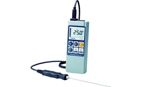 （株）佐藤計量器製作所  SK-1260  佐藤　デジタル温度計　ＳＫ－１２６０（標準センサ付）（８０８０－０５）