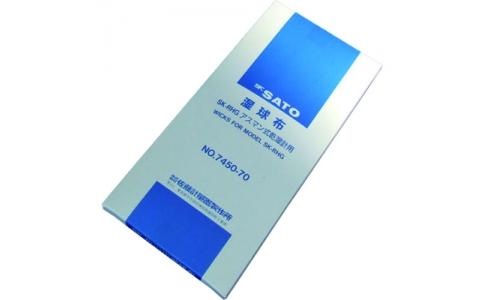 （株）佐藤計量器製作所  7450-70  佐藤　ＳＫ－ＲＨＧ専用湿球布（７４５０－７０）　（６０本入）