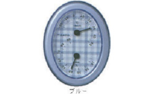 （株）佐藤計量器製作所  NO1016-20  佐藤　アクリス　温湿度計ブルー