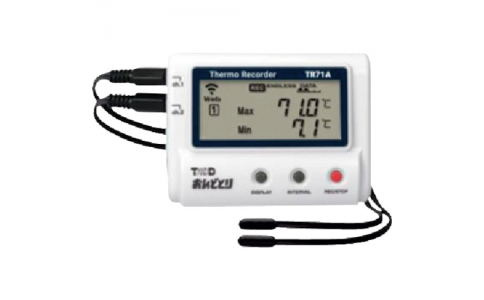 （株）ティアンドデイ  TR71A  おんどとり　クラウド対応ＵＳＢ接続データロガー　温度２ｃｈタイプ（無線ＬＡＮ）